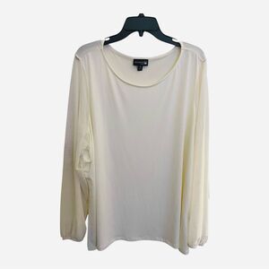 Anthony Cream Long Sleeve Blouse